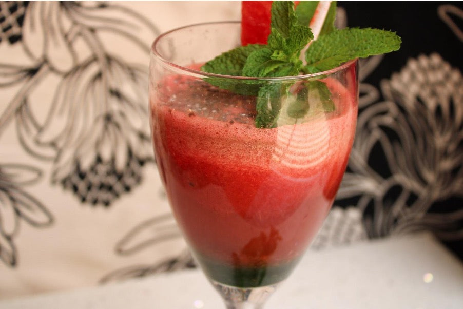 Watermelon Chia Clean Green Mojito
