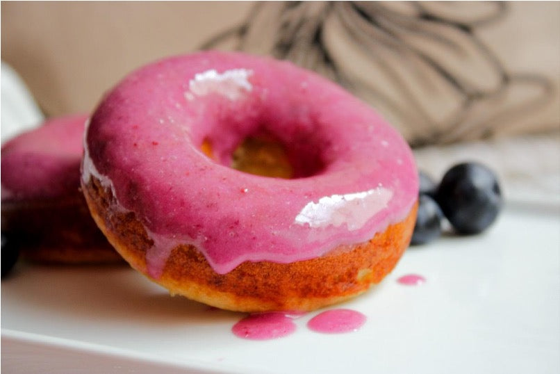 Humble Vanilla and Blueberry Doughnuts
