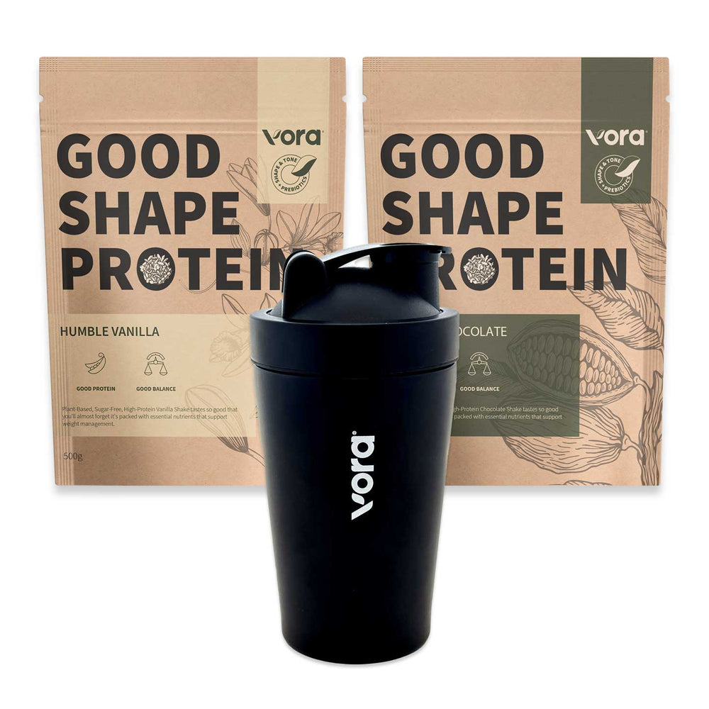 GOOD SHAPE PROTEIN DOUBLE PACK - 2 x 500g plus shaker